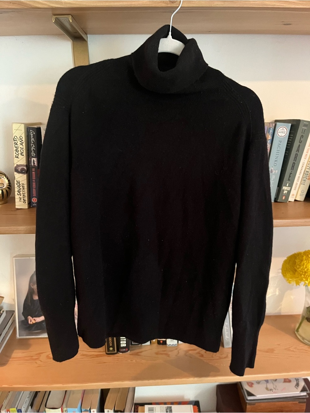 J. Crew Black Turtleneck Sweater - Lightweight Knit